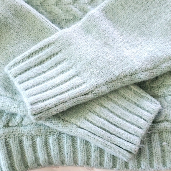 NWT For Love and Lemons Dominique Sweater in Green size small - Picture 8 of 10